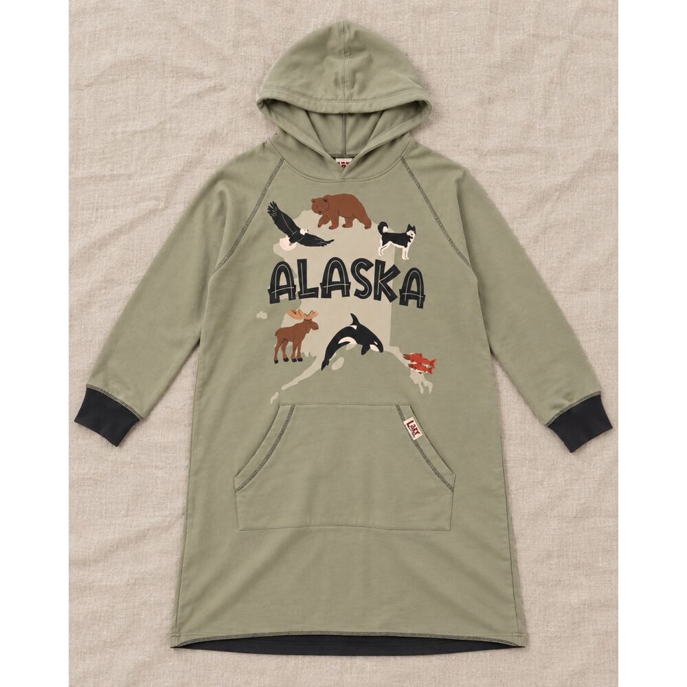 Lazy One Alaska Bear Nightshirt Sleepshirt Pajama Dress